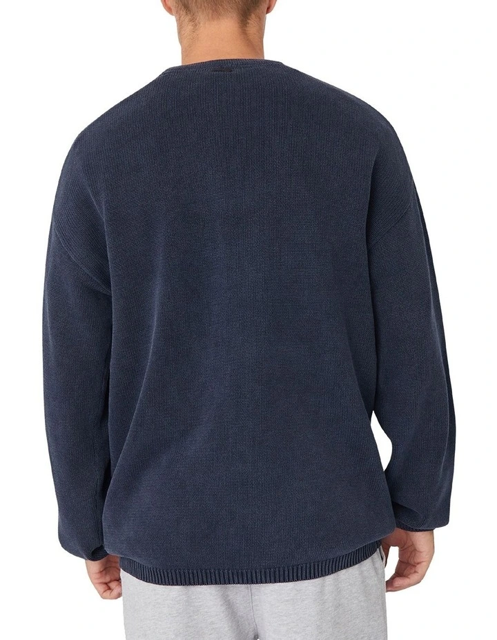 Wholesale π Industrie The Stonewashed Pennsville Knit In Navy π - Image 4