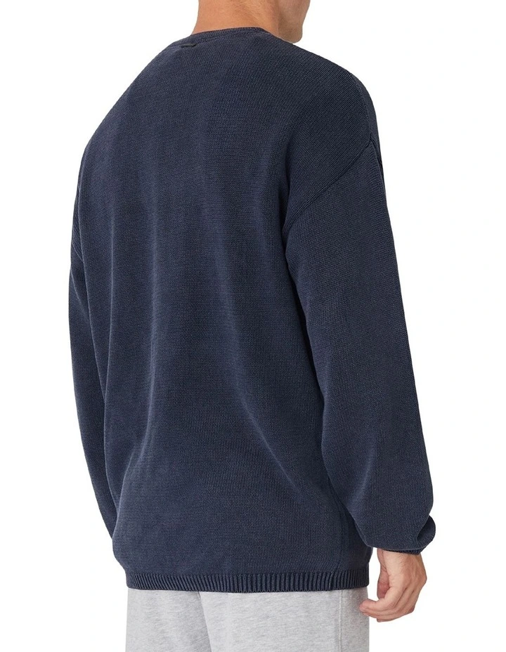 Wholesale π Industrie The Stonewashed Pennsville Knit In Navy π - Image 5