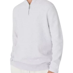 Outlet 🔥 Industrie The Lakewood Zip Neck Knit Grey 🎉