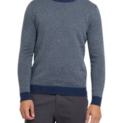 Brand new 🥰 Oxford Tully Wool Blend Herringbone Knit Navy/Grey 😉