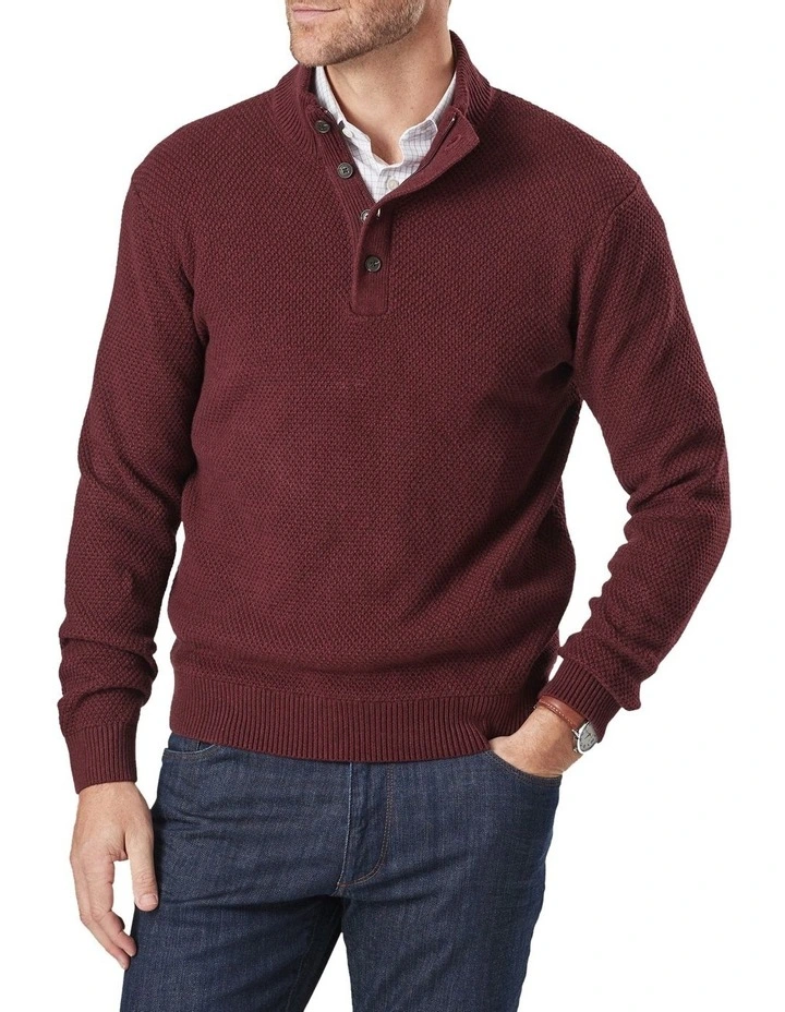 Outlet 🔥 Gazman Twisted Yarn 1/2 Zip Knit Wine 💯 1 Outlet 🔥 Gazman Twisted Yarn 1/2 Zip Knit Wine 💯