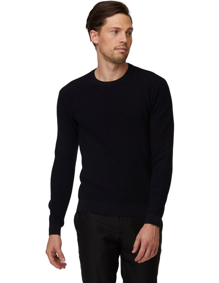 Best Pirce π Jack London Dark Navy Waffle Crew Neck π₯° 1 Best Pirce π Jack London Dark Navy Waffle Crew Neck π₯°