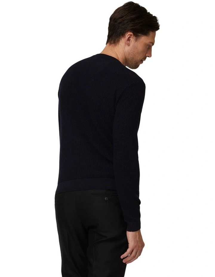 Best Pirce π Jack London Dark Navy Waffle Crew Neck π₯° 3 Best Pirce π Jack London Dark Navy Waffle Crew Neck π₯° - Image 3