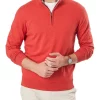 Deals 🤩 Gazman High Flex Half Zip Knit Red 🧨