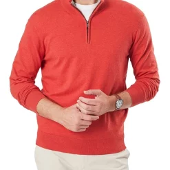 Deals 🤩 Gazman High Flex Half Zip Knit Red 🧨