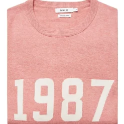 Discount 🧨 Blazer 1987 Cotton Crew In Dusty Pink 😉 -MARCSK shop unnamed file 125