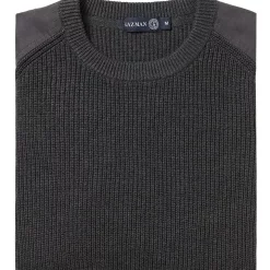 Hot Sale 🔥 Gazman Chunky Fishermans Crew Charcoal ✨ -MARCSK shop unnamed file 1260