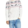 Coupon ⌛ Jack & Jones Snowflake Crew Neck Knit In Cloud Dancer ✔️