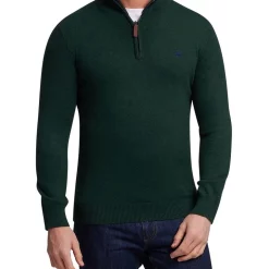 Deals 🌟 Raging Bull Signature Quarter Zip Knit Green 🎉