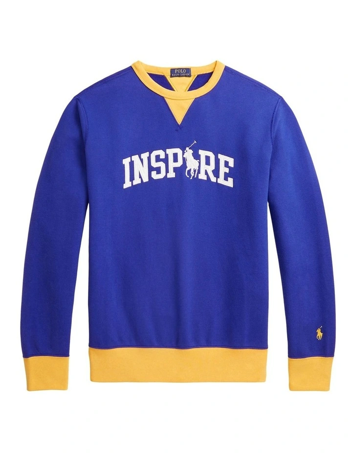 Best deal π Polo Ralph Lauren Fleece Inspire Sweatshirt In Blue π - Image 4