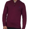 Deals 👍 Raging Bull Signature Quarter Zip Knit Burgundy 😉