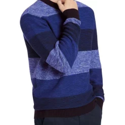 Best Pirce 💯 Marcs Maxwell Stripe Crew Knit Blue Stripe 🎉