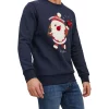 Best Sale 🧨 Jack & Jones Toon Crew Neck Xmas Sweat In Navy 🎁