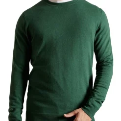 Coupon ✔️ Superdry Vintage Embroidered Cotton Cashmere Crew Jumper Green ✨