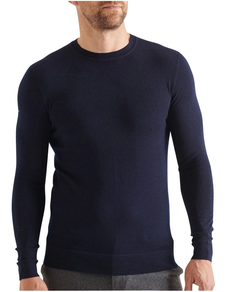 Cheapest π Superdry Studios Merino Crew Jumper In Carbon Navy π₯°