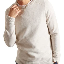 Flash Sale 🔔 Superdry Harlo Crew Jumper In Ecru Marl 🧨