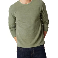 Coupon 🎉 Blazer Waffle Knit Sweat Top Olive 🛒