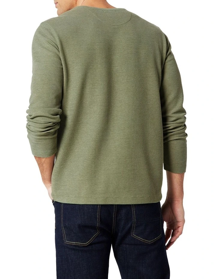 Coupon π Blazer Waffle Knit Sweat Top Olive π 2 Coupon π Blazer Waffle Knit Sweat Top Olive π - Image 2