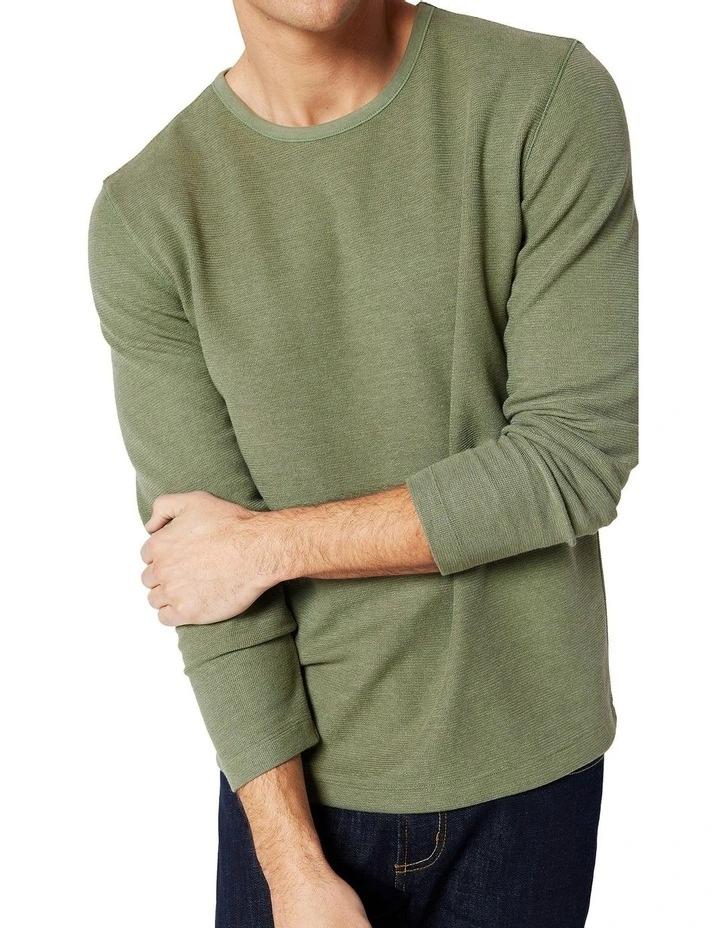 Coupon π Blazer Waffle Knit Sweat Top Olive π 3 Coupon π Blazer Waffle Knit Sweat Top Olive π - Image 3