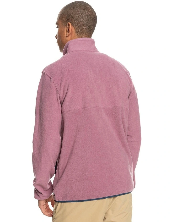 Cheap π₯ Quiksilver No Destination Half Zip Fleece In Dusty Orchid β€οΈ - Image 2
