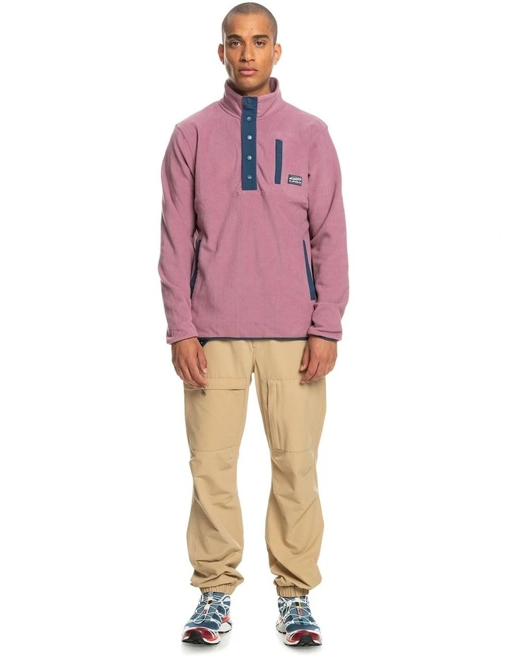 Cheap π₯ Quiksilver No Destination Half Zip Fleece In Dusty Orchid β€οΈ - Image 5