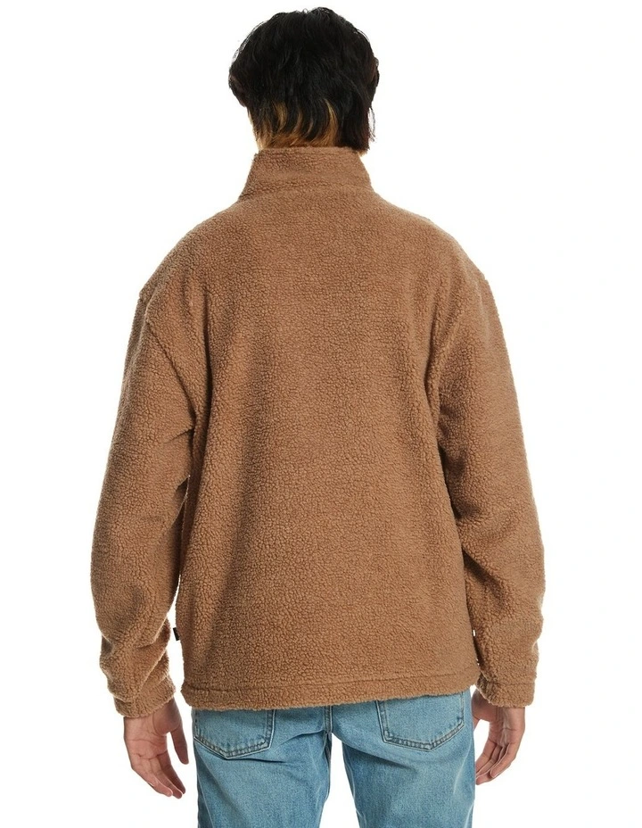 Cheapest π Quiksilver Bogong Gum Half Zip Fleece In Tannin π - Image 2