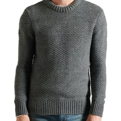 Promo 🔔 Superdry Jacob Cable Crew Knit In Grey Marle 🌟