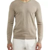 Flash Sale 😀 Oxford Lenny Cashmere Blend Pullover In Beige 🔥