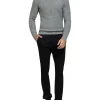 Discount ⌛ Oxford Leo Soft Crew Neck Knit Sweater Grey ⌛
