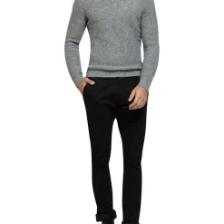 Discount β Oxford Leo Soft Crew Neck Knit Sweater Grey β