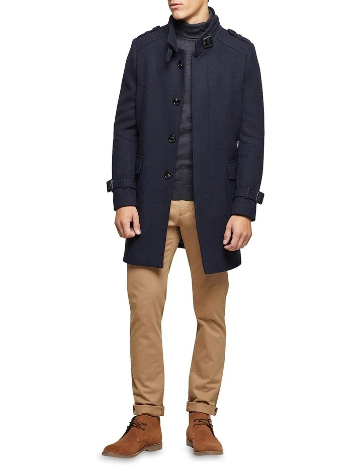 Best Pirce π₯ Oxford Aaron Turtle Neck Merino Wool Knit Charcoal π - Image 5