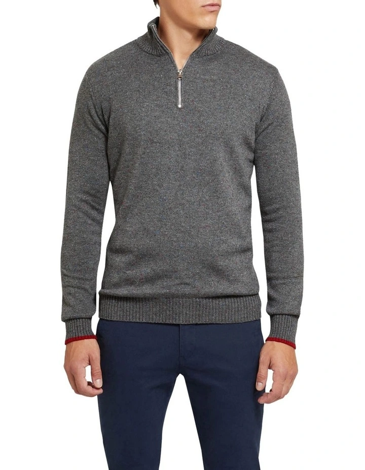 Flash Sale โ Oxford Micky Donegal Zip Collar Knit Grey ๐ฅฐ 1 Flash Sale โ Oxford Micky Donegal Zip Collar Knit Grey ๐ฅฐ