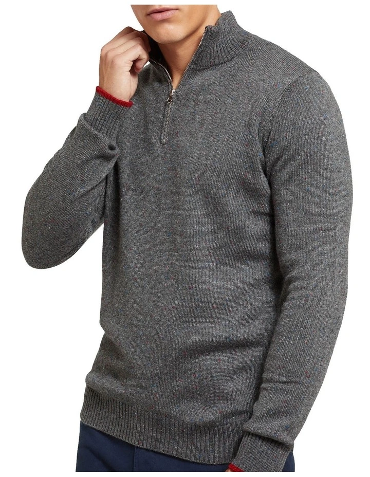 Flash Sale โ Oxford Micky Donegal Zip Collar Knit Grey ๐ฅฐ 4 Flash Sale โ Oxford Micky Donegal Zip Collar Knit Grey ๐ฅฐ - Image 4
