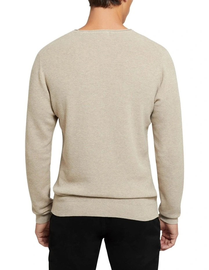 Budget ๐ Oxford Sandy Crew Neck Textured Knit Pebble โ๏ธ 3 Budget ๐ Oxford Sandy Crew Neck Textured Knit Pebble โ๏ธ - Image 3