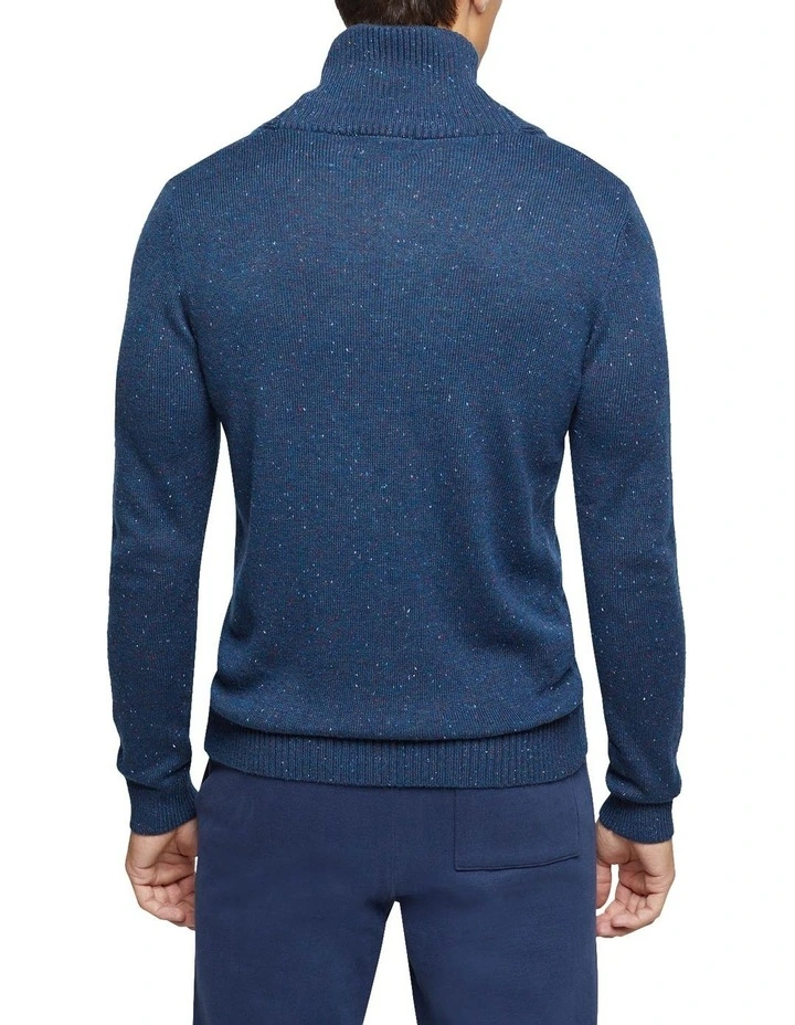 Brand new 🌟 Oxford Digby Donegal Shawl Neck Knit Blue 🤩 3 Brand new 🌟 Oxford Digby Donegal Shawl Neck Knit Blue 🤩 - Image 3