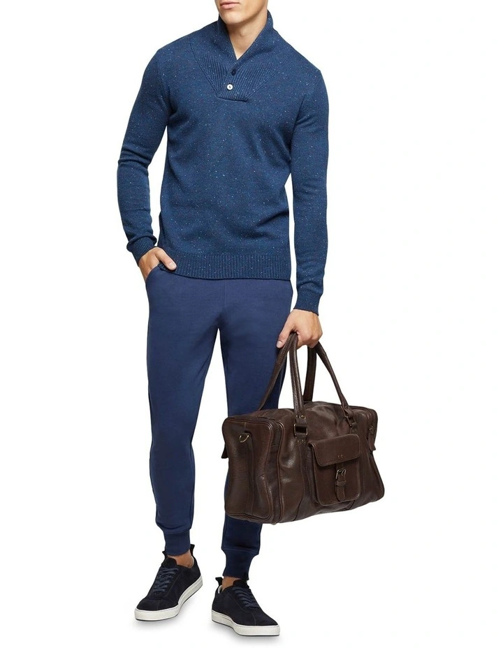 Brand new 🌟 Oxford Digby Donegal Shawl Neck Knit Blue 🤩 5 Brand new 🌟 Oxford Digby Donegal Shawl Neck Knit Blue 🤩 - Image 5