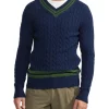 New 🎉 Oxford Richie Cricket Knit In Navy 🔔