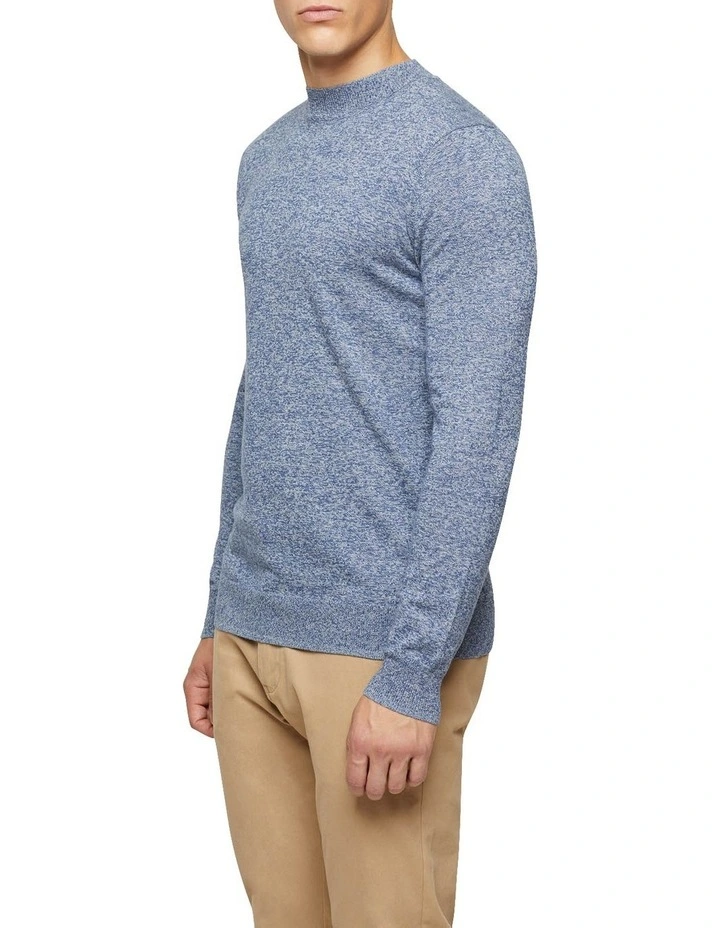 New π Oxford Bart Funnel Neck Knit Navy β€οΈ - Image 2