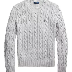 Discount π Polo Ralph Lauren Cable Knit Cotton Sweater In Grey π 7 Discount π Polo Ralph Lauren Cable Knit Cotton Sweater In Grey π -MARCSK shop unnamed file 64