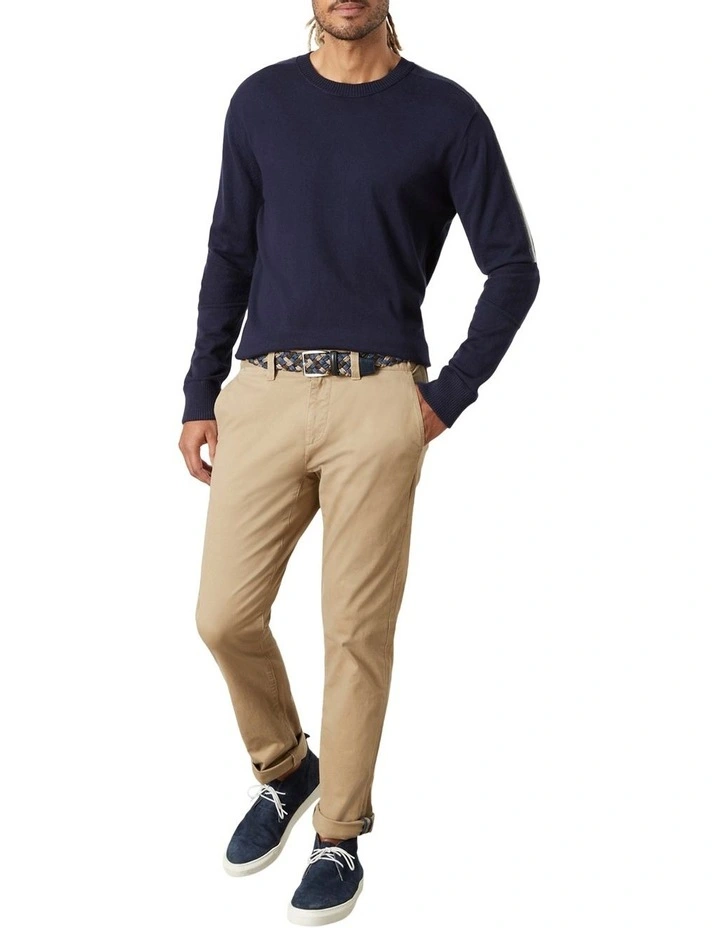 Budget π MJ Bale Ottoman Racer Crew Knit Navy π 5 Budget π MJ Bale Ottoman Racer Crew Knit Navy π - Image 5