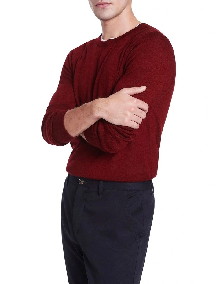 New π Marcs Max Merino Crew Merlot π