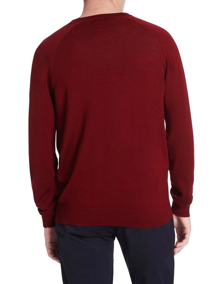 New π Marcs Max Merino Crew Merlot π - Image 3