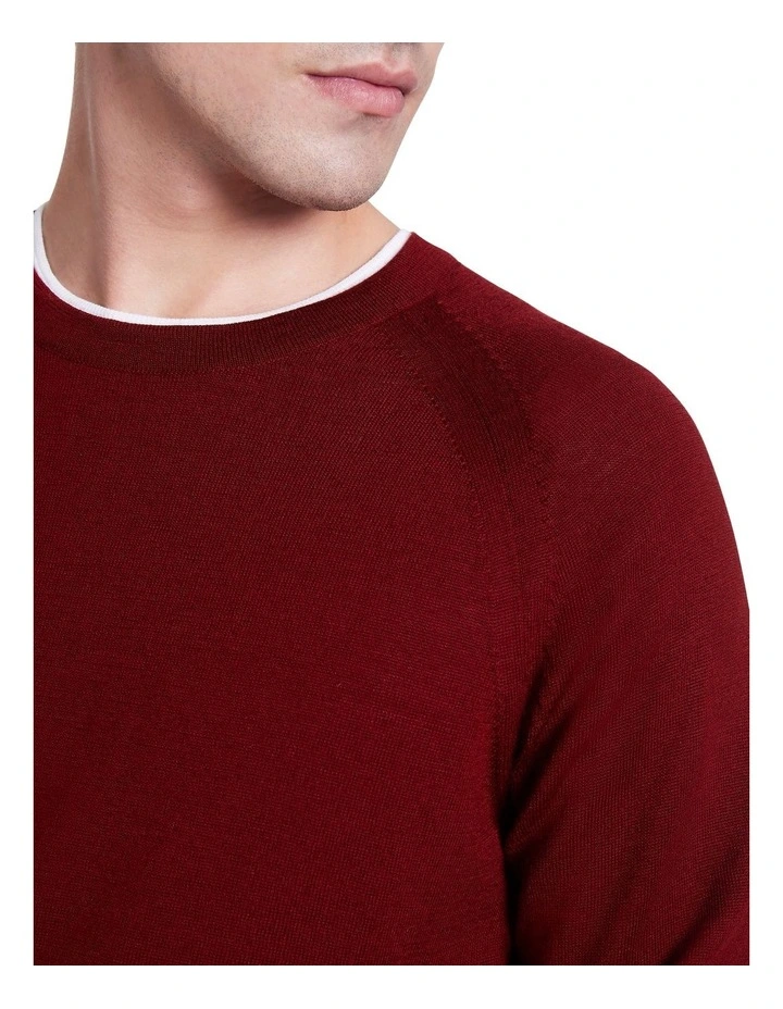 New π Marcs Max Merino Crew Merlot π - Image 4