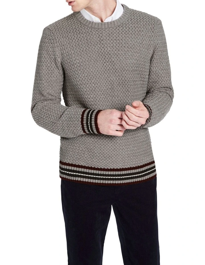 Best reviews of β€οΈ Marcs Benson Crew Neck Knit In Grey Marle π