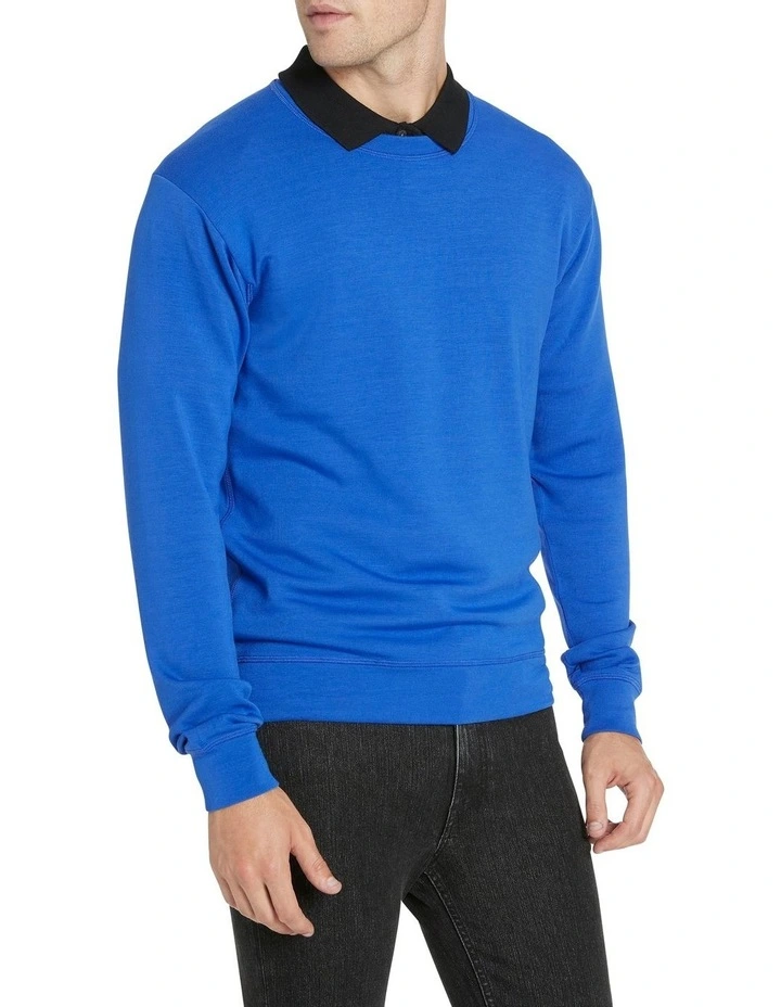 Budget π Marcs Neo Crew Sweater Pop Blue π 1 Budget π Marcs Neo Crew Sweater Pop Blue π