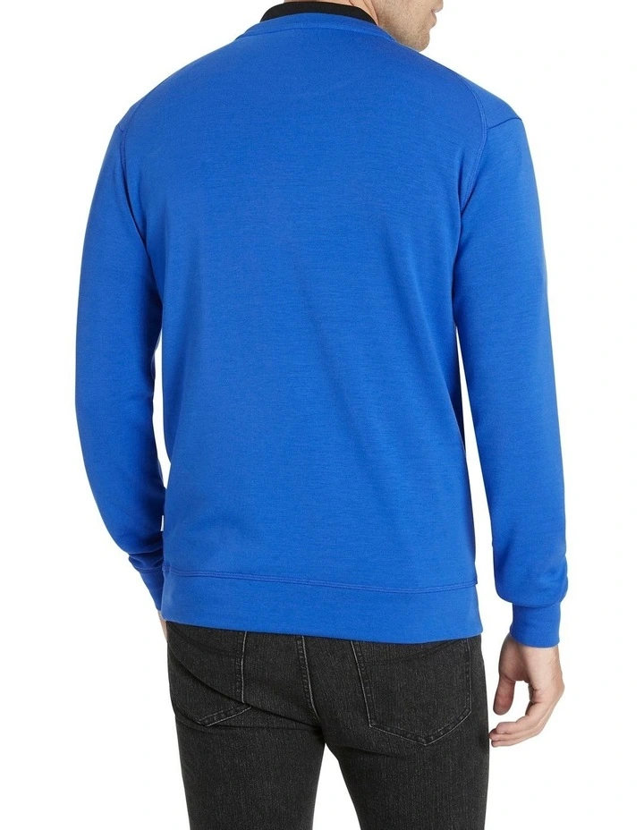 Budget π Marcs Neo Crew Sweater Pop Blue π 3 Budget π Marcs Neo Crew Sweater Pop Blue π - Image 3