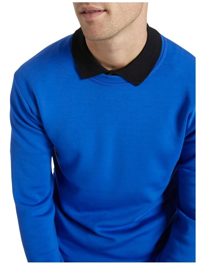 Budget π Marcs Neo Crew Sweater Pop Blue π 4 Budget π Marcs Neo Crew Sweater Pop Blue π - Image 4